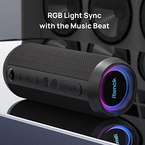 RIENOK Bluetooth Speaker 30W Wireless Speaker Portable Dual Pairing HD Stereo Sound IP67 Waterproof Bluetooth 5.0 Outdoor Sport Speaker — view 5