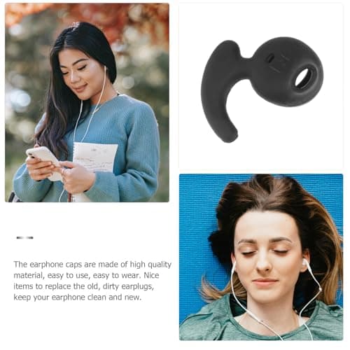 BESTYASH 20 Pack Silicone Earphone Covers Compatible Galaxy Breathable Earbud Covers for Active and Music Listening — view 6