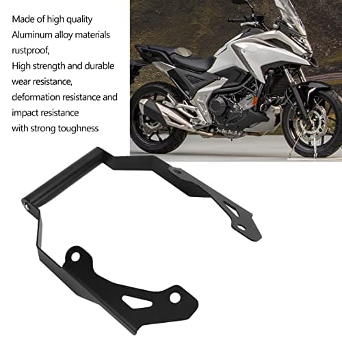 Keenso Motorcycle Navigation Bracket, GPS Navigation Bracket Aluminum Alloy Phone Holder Mount Replacement for NC750X NC750 XAM NC750X DCT 2021+ anti-theft device anti-theft device — view 4