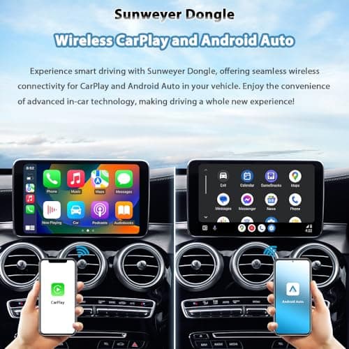 sunweyer Wireless CarPlay Adapter UK, Mini USB, Auto-Connect — view 3