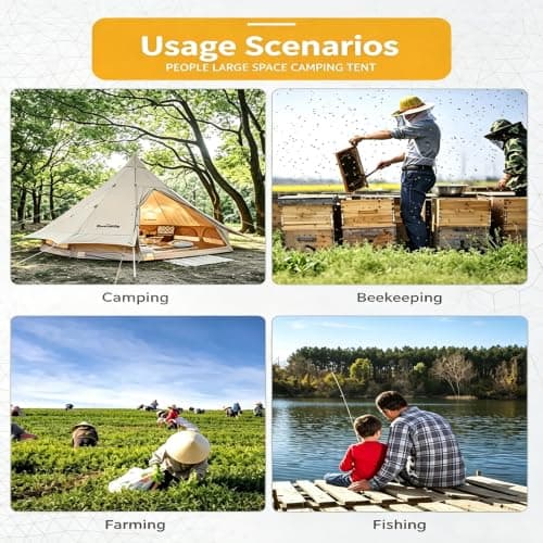 2 Pack Mosquito Head Net, Ultra Large Insect Screen for Outdoor Use — view 4
