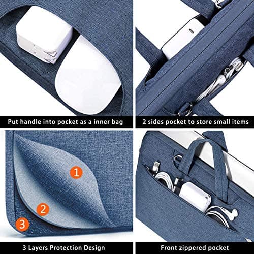 Voova 17-17.3 inch Laptop Shoulder Bag MacBook Sleeve, Computer Bags — view 6