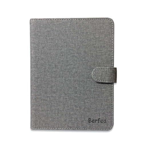 Berfea Universal Case Cover for 6 inch eReader for TAGUS Gaia Eco, Tolino Shine, Energy, Tesla, Readmoo Mooink, Sony PRS, Woxter, Digma, Onyx BOOX, PocketBook, Kobo Clara/Nia/Touch, Gray — view 6