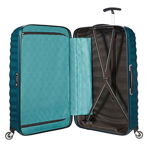 Samsonite Lite-Shock - Spinner L Suitcase, 75 cm, 98.5 L, Blue (Petrol Blue) — view 2