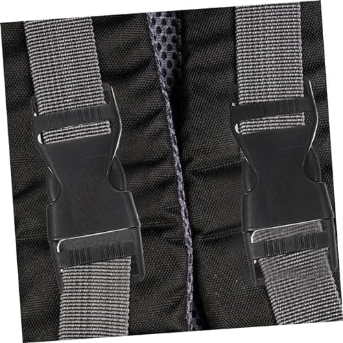 Artibetter 2sets D Rings for Purse Bag Buckles Nylon Webbing and Tri-glide Clips for Luggage Suitcase Replacement Buckles DIY Repair Kit for Backpack Accessory — view 6