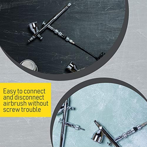 5 Pcs Airbrush Quick Release Coupling Disconnect Disconnect Adapter Kit — view 5