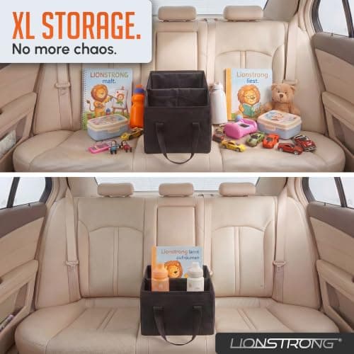 LIONSTRONG® Car Organizer [VERY STABLE DUE TO PLASTIC PANELS] — view 3