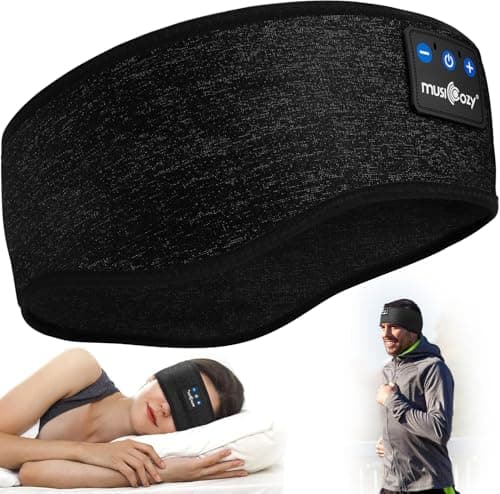 MUSICOZY Sleep Headphones Headband for Side Sleepers Bluetooth 5.4