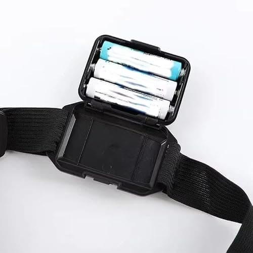 TopTrend1 LED Headlight, 300 Lumen Head Torch with Adjustable Head Band. IPX4 Waterproof, 3 Light Modes, Bright Mode, Low Mode, Strobe Mode. Ideal for Dog Walking, Jogging, Camping, Cycling, Hiking. — view 5