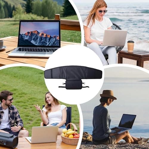 Portable Laptop Glare & Privacy Hood - Thermal-Efficient Screen Shield, Ins — view 5