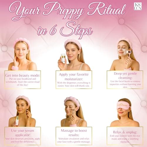 Skin care gift sets for women, preppy skin care for teenage girls, skincare gift set for women, korean skincare set for teenagers girls, beauty gifts sets for women, preppy stuff for girl, KS LUX — view 5