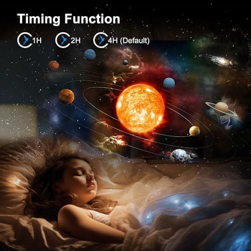 Mexllex Planetarium Star Projector PRO 2026, Premium 13-in-1 Galaxy Projector with 13 Space Discs, Upgraded Brighter Lens, Wider Ceiling Projection, StarryNight Light for Kids Adults Bedroom — view 6