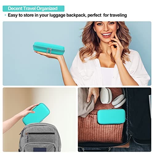 Elonbo EpiPen Carrying Case, Travel Medicine Kit for 2 Epi Pens, Turquoise — view 6