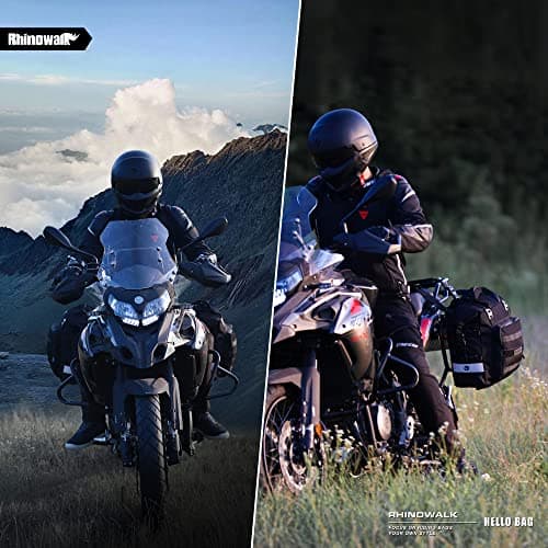 Rhinowalk Motorcycle Saddle Bag Waterproof 20L Motor Side Saddlebags Quick Release Pannier Bag Motorcycle Accessory — view 6