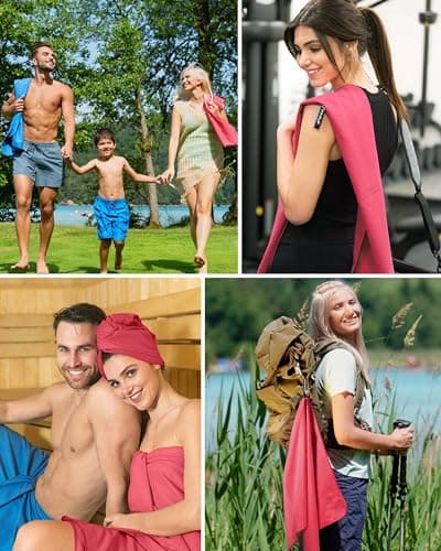 Fit-Flip Swimming towel – quick dry microfibre beach towel — view 5