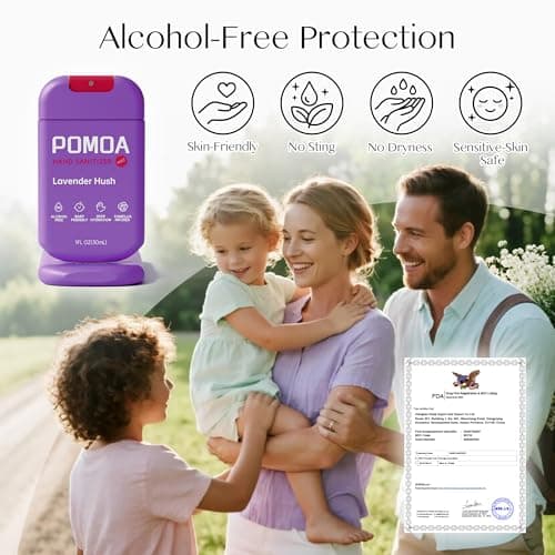 Alcohol Free Hand Sanitiser Spray for Kids, Toddlers & Adults, 3 Pack — view 3