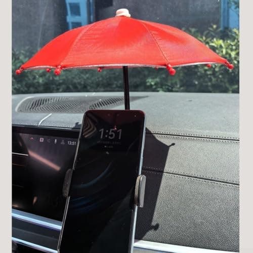Compact Folding Umbrella 27x22cm Portable Travel Size(Black) — view 6
