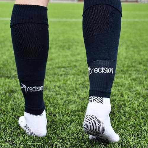 Precision Training Pro Adult’s Footless Sleeve Sport Socks, Stretch Fit, Compression Support for Football, Rugby and Hockey, Maroon Red — view 4