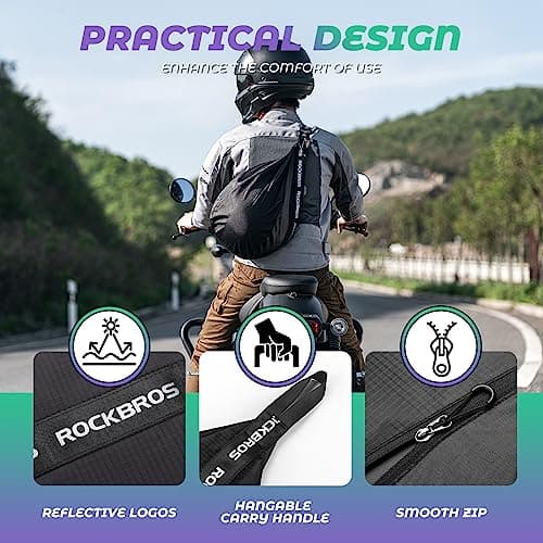 ROCKBROS Motorcycle Helmet Bag, 6-7L, 63-105cm — view 2