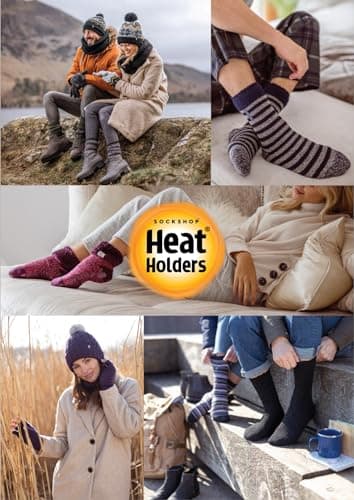 HEAT HOLDERS SOCKSHOP Women's 1 Pair Slouch Socks 2.3 TOG Silver 4-8 — view 2