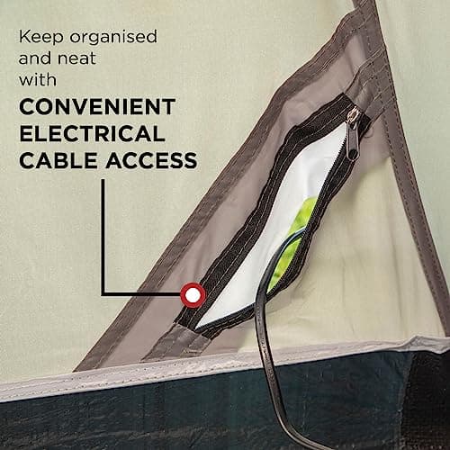 Coleman Coastline 3 Plus Tent | For Camping Trips & Outdoor Stays, Large PVC Window, Waterproof | 3 Person — view 5