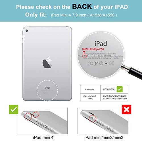 ProCase Smart Case for iPad mini 4th Generation(2015 Model) -Navy — view 2
