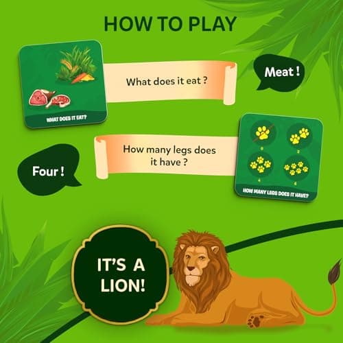 Skillmatics Guess in 10 Junior – Animal Kingdom, Board Games, Gift for Kids — view 4