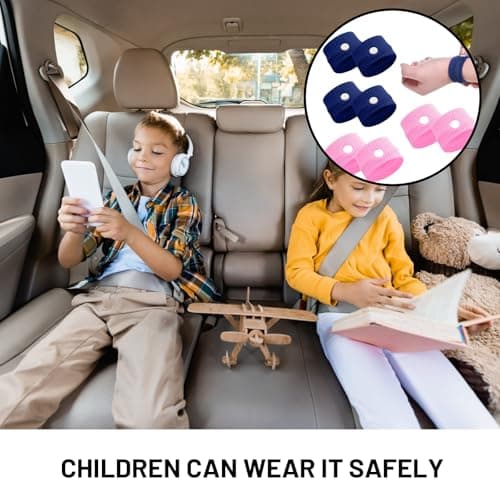 4 Pairs Car Motion Sickness - Travel Motion Car Sickness Relief Bands — view 4