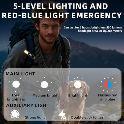 Slim EDC Flashlight, Mini Rechargeable Pocket Torch with USB-C Charging — view 4