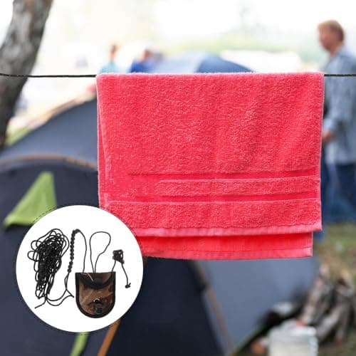 Portable Windproof Travel Clothesline Rope 3.2m Polyester Anti Skid — view 6