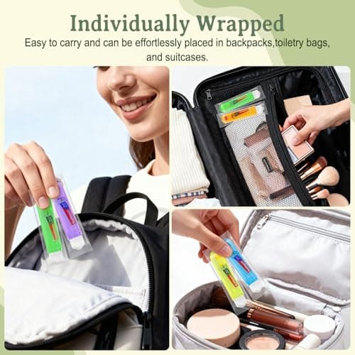 Travel Toothbrush, Individually Packaged, 5 Colors, Foldable Storage, Travel Toothbrush Kit Suitable for Camping, Hotels (10-Pack) — view 6