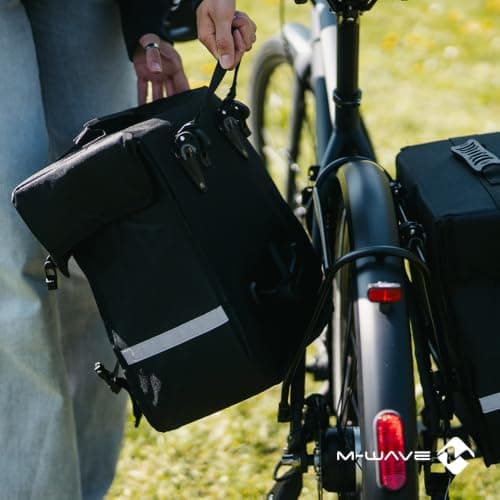 M-Wave Amsterdam Single Pannier bag, approx. 18 litres - Black — view 4