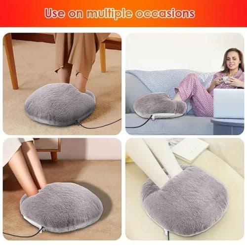 Foot Warmer – Electric USB Plug-in Heater, Detachable and Washable Design, Constant Temperature | Winter Device Created for Keeping Cold Feet Warm, Daily Comfort, and Relaxing Indoor Use — view 3