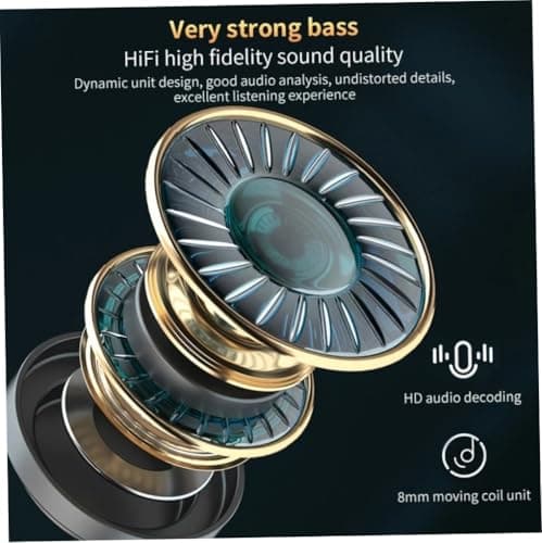 Xweptuy TWS Couple Earbuds Wireless HIFI Stereo Noise Reduction IPX7 Waterproof Earphone — view 4