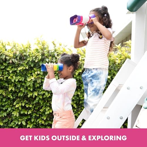Learning Resources GeoSafari Jr. Kidnoculars Pink Binoculars For Toddlers & Kids, Gift for Toddlers Ages 3+, Childrens Binoculars, Outdoor Play, EYFS Outdoor Resources. — view 6