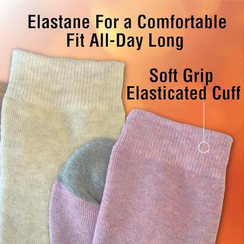 The Essentials Wardrobe 5PK Ladies Thermal Socks - UK 4-8/EU 37-42- Assorted — view 4