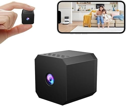SHENMEILA 1080P HD Wireless WiFi Camera, Security Camera, Mini Security Camera with Night Vision, HD Portable WIFI Camera, Intelligent Motion Detection, App Controlled, Indoor Camera — view 2