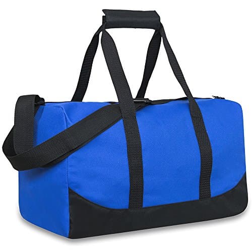 Trail maker 30 Liter, 17 Inch Canvas Duffle Bags for Men and Women -Travel Weekender Overnight Carry-On Shoulder Duffel Tote Bags (Blue)