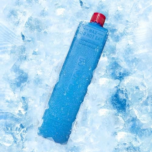 6 Pack Freezer Blocks for Cool Bags, Reusable Air Conditioner Fan Ice Crystal Box, Long Lasting Ice Packs for Cool Box, 200ml Icebag ForLunch Boxes for Shipping Preservation Road Trip Fishing Camping — view 3