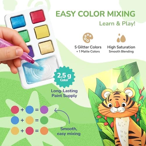 JoyCat 2 Pack Pocket Paint with Water Coloring Books for Kids — view 5