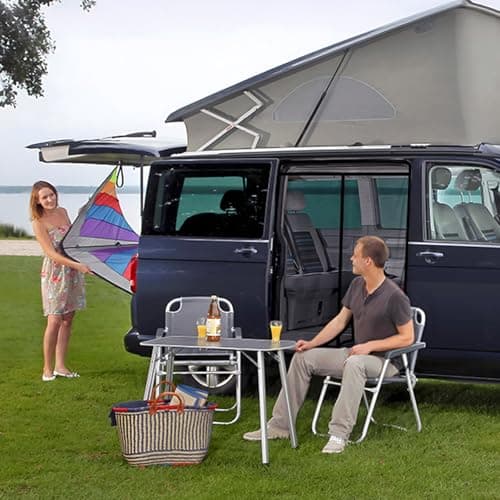 ZATOOTO Magnetic Mosquito Net for VW T5 T6 Sliding Door, Van Fly Screen — view 4