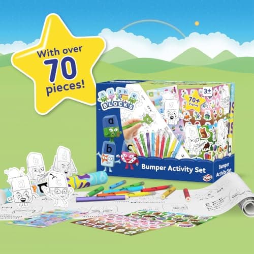 Alphablocks Bumper Activity Set – 70+ Piece Arts & Crafts Kit for Kids — view 3