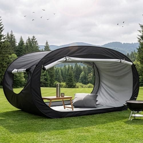 2-Door Camping Tent with Blackout Curtains — view 2