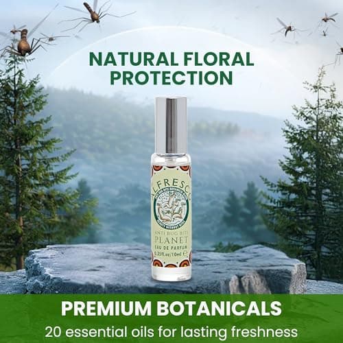 Alfresco - Planet, Anti Bug Bite Fragrance Spray, Natural Insect Repellent, Essential Oil Bug Spray with Floral Fragrance - Unisex (10ml, Made in UK) (Pack of 2) — view 2