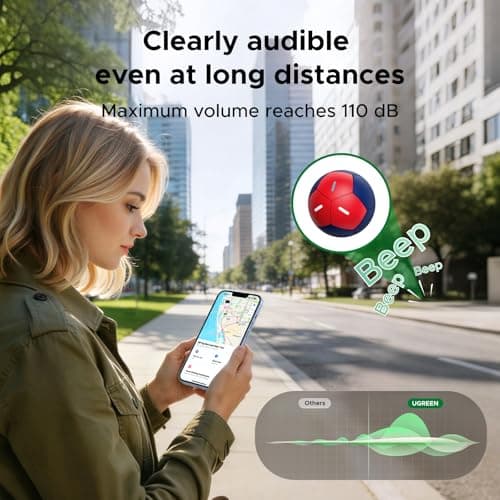 UGREEN FineTracker2 Tracker Tag for Apple Find My, 110dB, 5-7 Year Battery — view 5