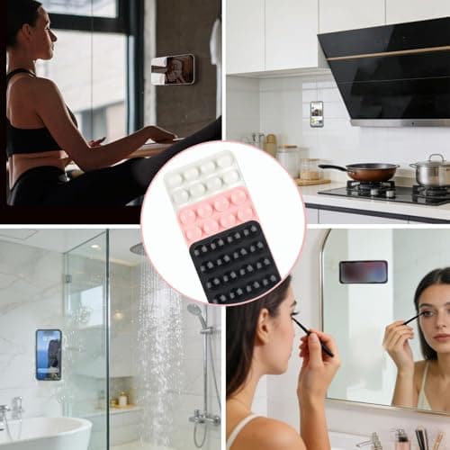 3Pack Silicone Suction Cup Phone Holder Double Sided 24 Suction Phone — view 6
