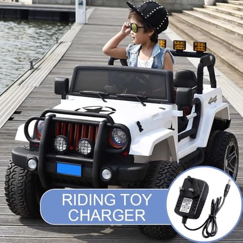 Azlanway 6V Battery Charger for Child Electric Car, 6Volt 1A Charger for Kids Ride on Toy Cars, Motorbikes and Quad Bikes, UK Plug, Power Adapter 100–240V — view 5
