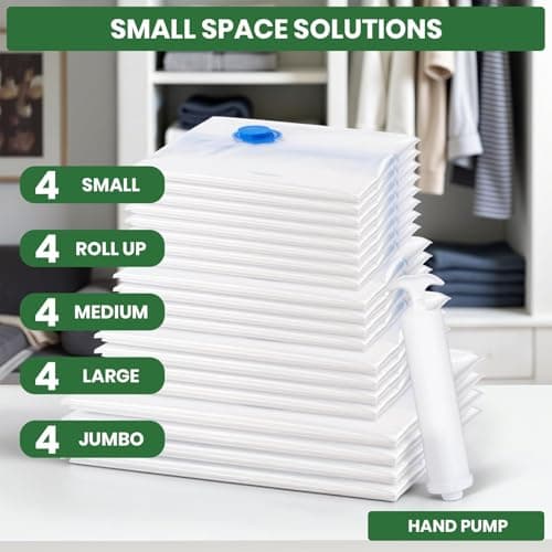FUNFERY 20Pack Vacuum Storage Bags for Clothing,Travel,Comforters,Blankets — view 6