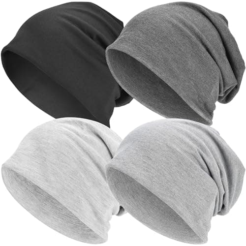 EINSKEY Slouchy Beanie for Men Women, Cotton Multipurpose Daily Headwear