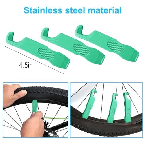 CHUMXINY Bike Repair Kit, 16-in-1 Bike Repair Tool, 120Psi Mini Bicycle Pump, Tire Patch Kit for Mountain and Road Bikes — view 5